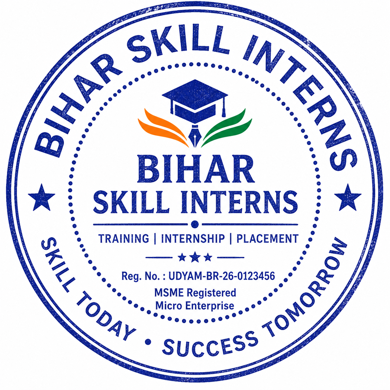 Bihar Skill Interns official seal